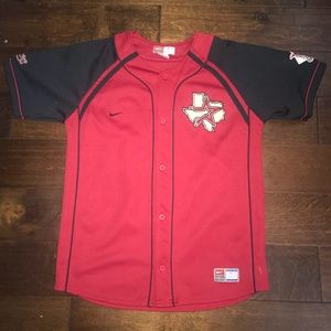 Rare Astros black & red Nike baseball jersey